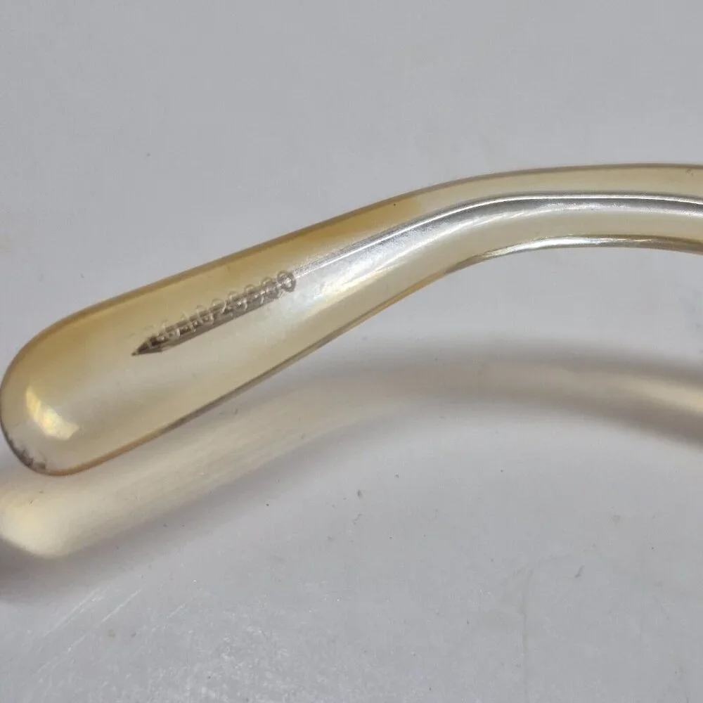 Celine Yellow  Clear Tortoiseshell Square Tinted Sunglasses Made In Italy - Picture 8 of 15